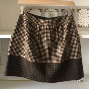 JCrew Plaid Mini Skirt. Size 2.